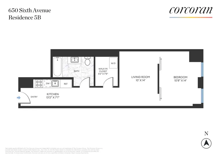 650 Sixth Avenue, 5B | floorplan | View 8