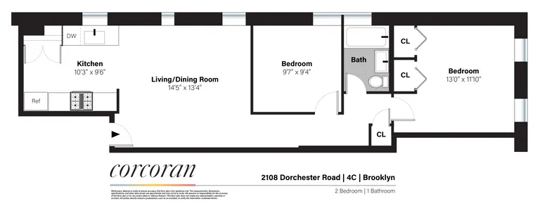 2108 Dorchester Road, 4C | floorplan | View 7