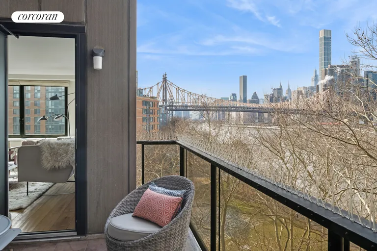 New York City Real Estate | View 531 Main Street, 706 | Balcony | View 4