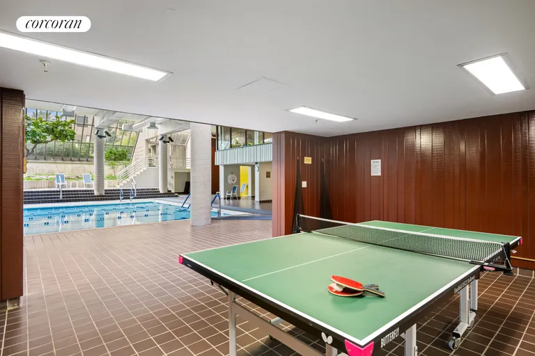 New York City Real Estate | View 531 Main Street, 706 | Building Pool Ping Pong | View 23
