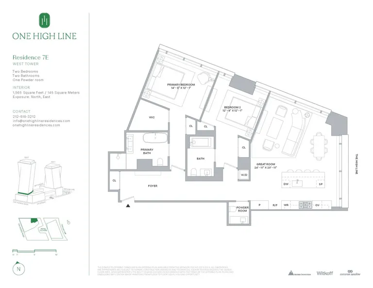 500 West 18th Street, WEST_7E | floorplan | View 4