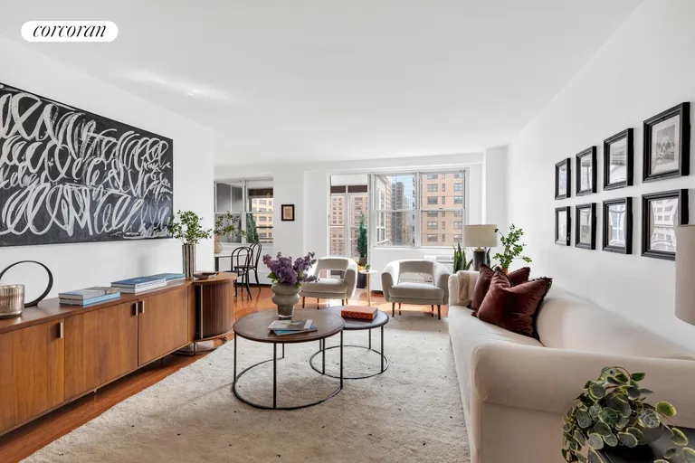 New York City Real Estate | View 303 West 66th Street, 20GE | 2 Beds, 1 Bath | View 1