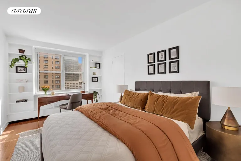 New York City Real Estate | View 303 West 66th Street, 20GE | Queen Size Bedroom | View 7