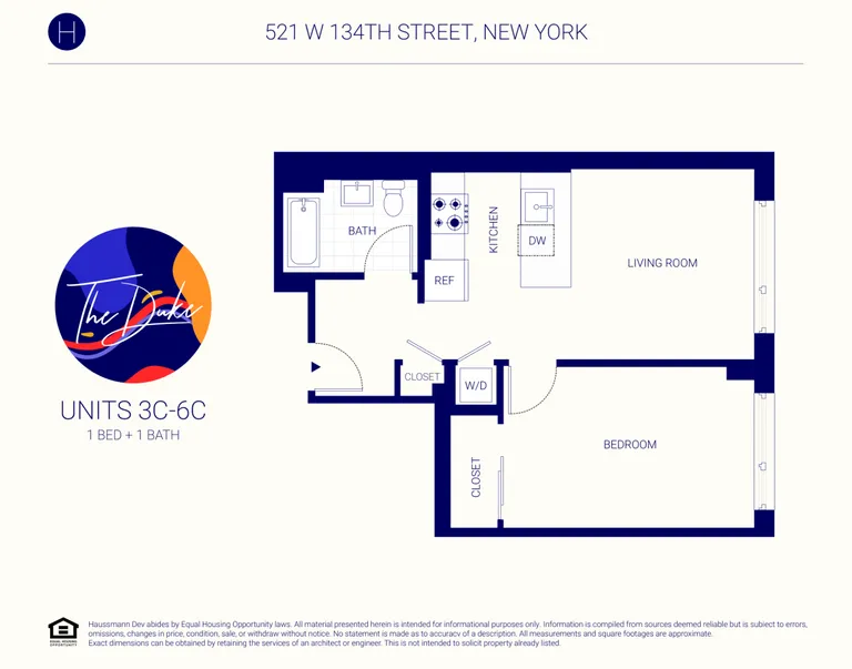 521 West 134th Street, 5C | floorplan | View 7