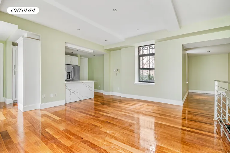 New York City Real Estate | View 10 Mt Morris Park West, APT2 | Living room plus dining area | View 2