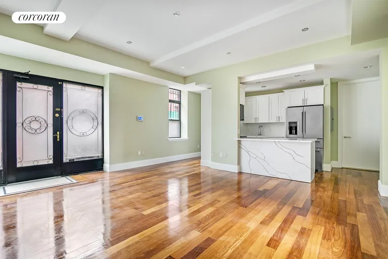 New York City Real Estate | View 10 Mt Morris Park West, APT2 | Open Living room and kitchen | View 4