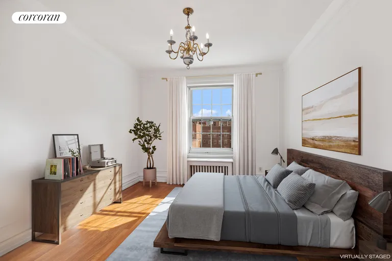 New York City Real Estate | View 115 Willow Street, 6F | STAGED PRIMARY BEDROOM | View 2