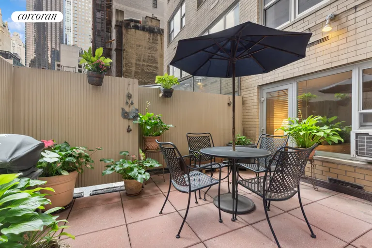 New York City Real Estate | View 77 West 55th Street, 2K | Terrace | View 9