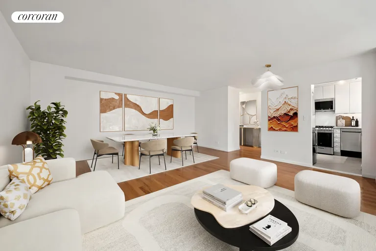 New York City Real Estate | View 309 East 49th Street, 11C | Living Room | View 2