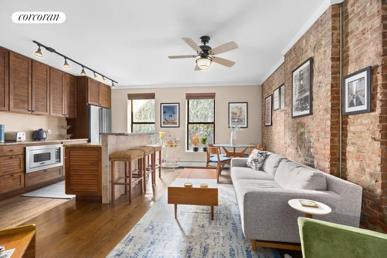 New York City Real Estate | View 420 West 47th Street, 3A | 2 Beds, 1 Bath | View 1
