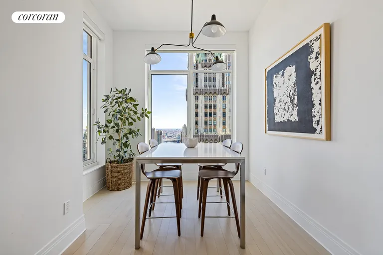 New York City Real Estate | View 30 Park Place, 60B | Dining Area | View 3