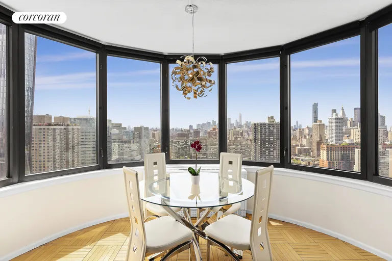 New York City Real Estate | View 330 East 38th Street, 35O | Dining Area | View 3
