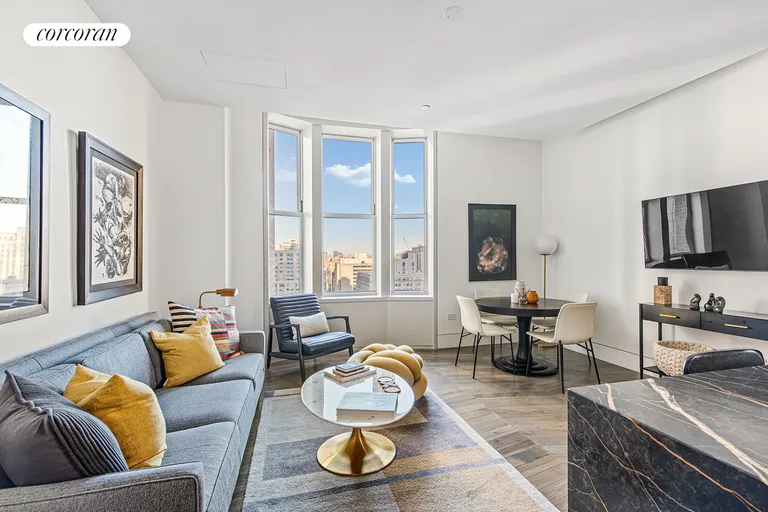 New York City Real Estate | View 49 Chambers Street, 15H | 2 Beds, 2 Baths | View 1