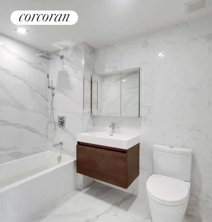 New York City Real Estate | View 1673 Ocean Avenue, 3G | Primary Bathroom | View 7