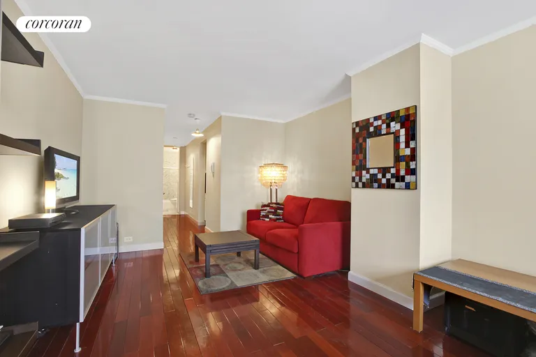 New York City Real Estate | View 350 West 50th Street, 4O | Living Room | View 2