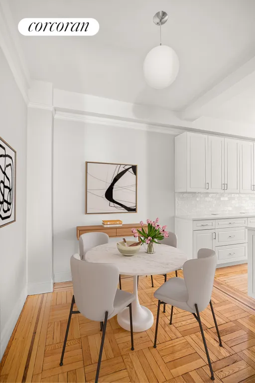 New York City Real Estate | View 139 West 82nd Street, 5C | Dining Area in Kitchen | View 3