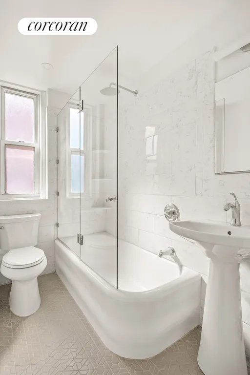New York City Real Estate | View 139 West 82nd Street, 5C | Primary Hall Bath | View 8