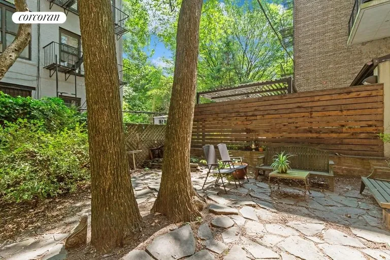 New York City Real Estate | View 249 East 7th Street, 6 | Backyard Garden and BBQ | View 11