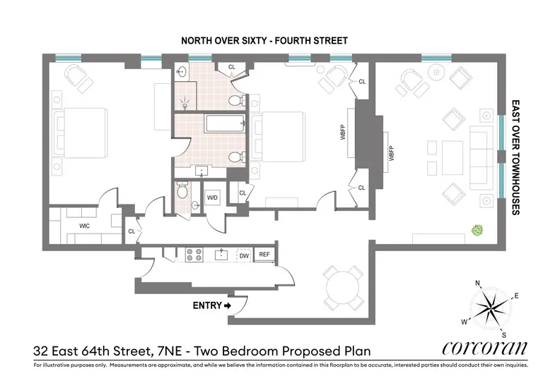 32 East 64th Street, 7NE | floorplan | View 18