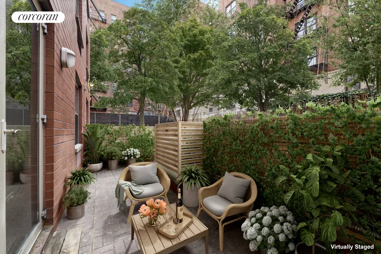 New York City Real Estate | View 736 West 187th Street, 108 | Private Patio | View 2