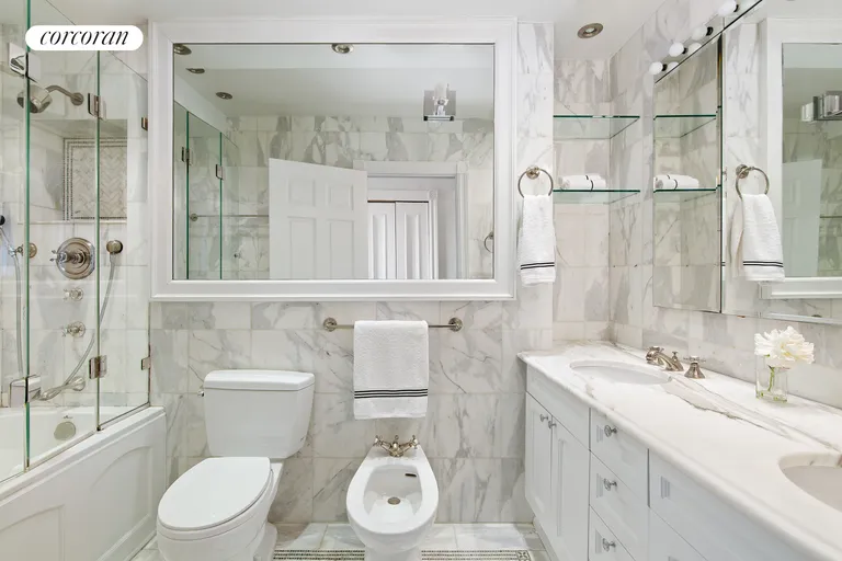 New York City Real Estate | View 160 Central Park South, 1115A | Primary Bathroom | View 5