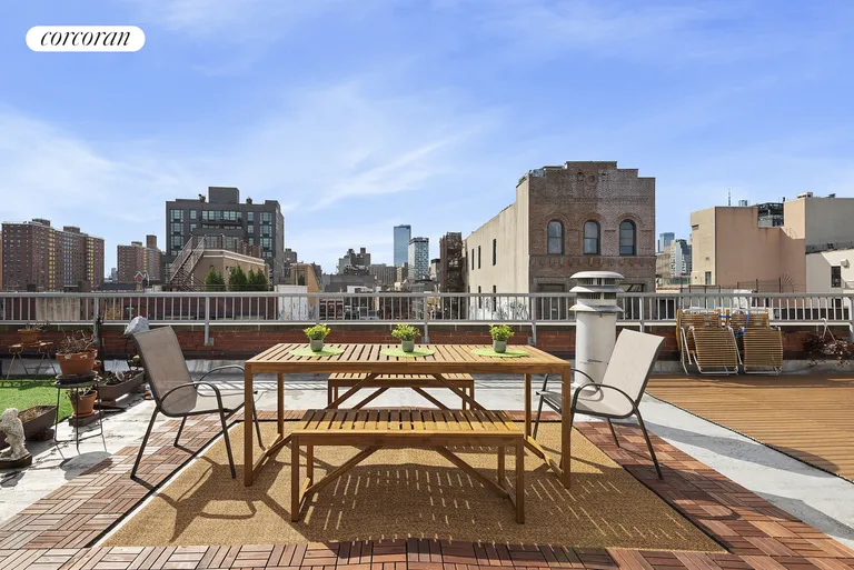 New York City Real Estate | View 226 East 2Nd Street, 5F | Roof Deck | View 8