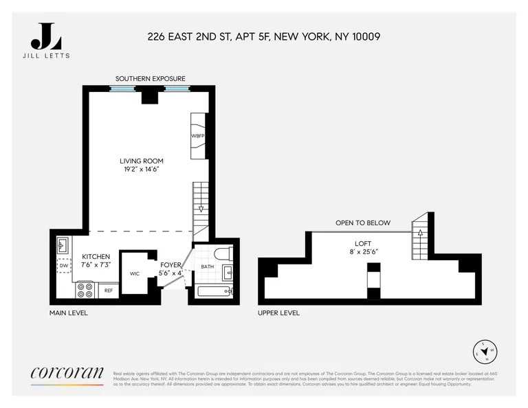 226 East 2Nd Street, 5F | floorplan | View 9