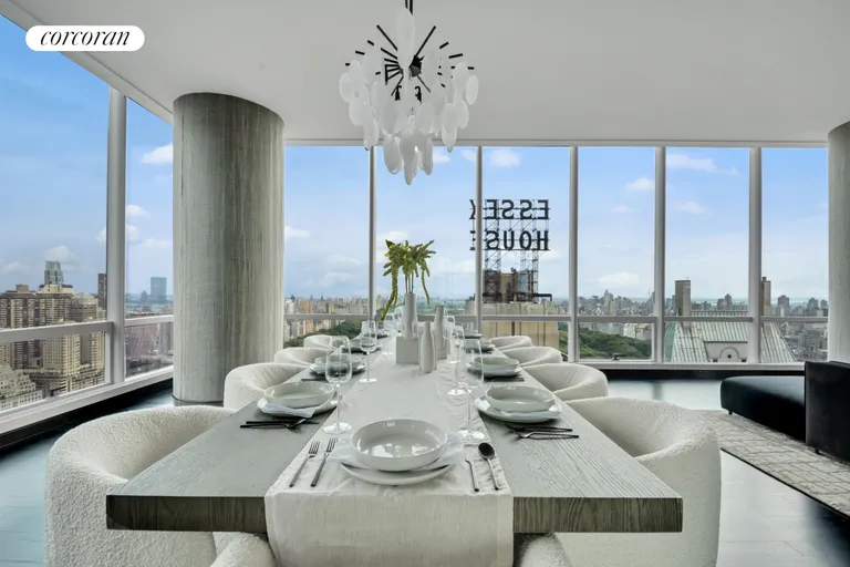 New York City Real Estate | View 157 West 57th Street, 46A | Dining Area | View 5