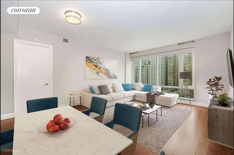 New York City Real Estate | View 70 Little West Street, 19G | 2 Beds, 2 Baths | View 1