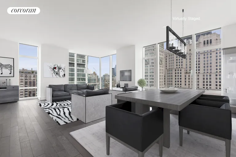 New York City Real Estate | View 45 East 22nd Street, 28A | 2 Beds, 2 Baths | View 1