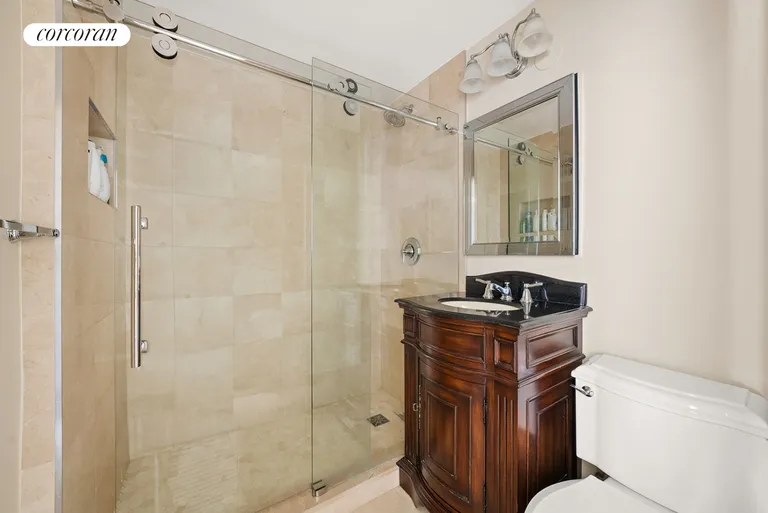 New York City Real Estate | View 80 Central Park West, 25A | Primary Bath with Shower | View 6