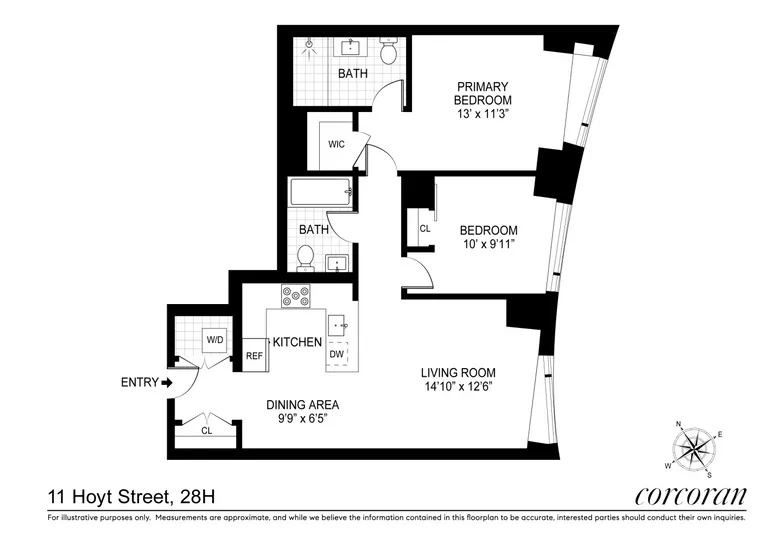 11 Hoyt Street, 28H | floorplan | View 20