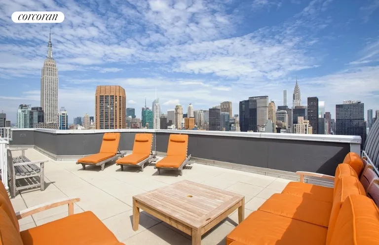 New York City Real Estate | View 200 East 32nd Street, 4E | Common roof deck | View 7