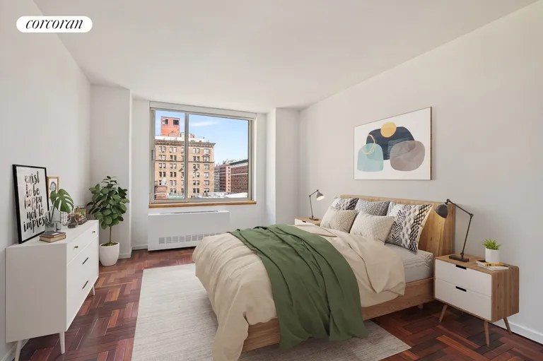 New York City Real Estate | View 2373 Broadway, 1224 | Bedroom (Virtual Staging) | View 3