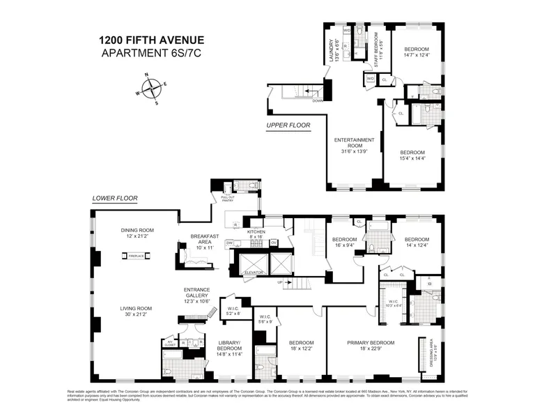 1200 Fifth Avenue, 6S7C | floorplan | View 20