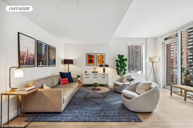 New York City Real Estate | View 505 West 43rd Street, 10C | 2 Beds, 2 Baths | View 1