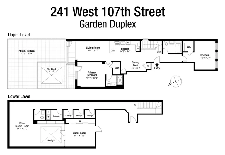 241 West 107th Street, TH | floorplan | View 18