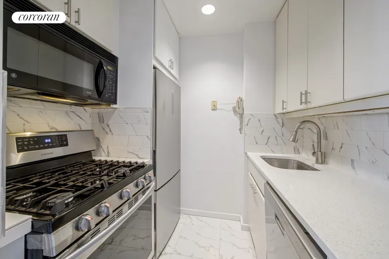 New York City Real Estate | View 100 United Nations Plaza, 15F | Renovated kitchen | View 3