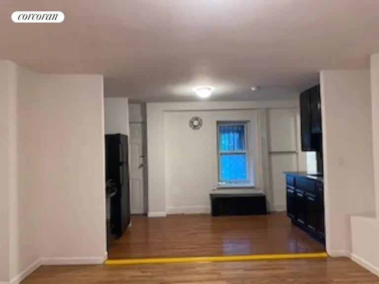 New York City Real Estate | View 1028 40th Street, 1 | Living Room & Kitchen | View 3