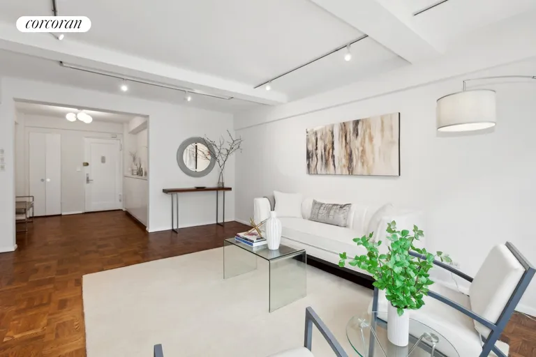New York City Real Estate | View 15 West 84th Street, 5B | Living Room and Foyer | View 4