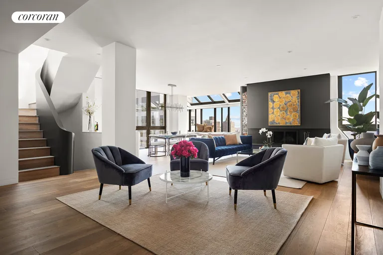New York City Real Estate | View 255 East 49th Street, PHA | Sitting Area | View 2