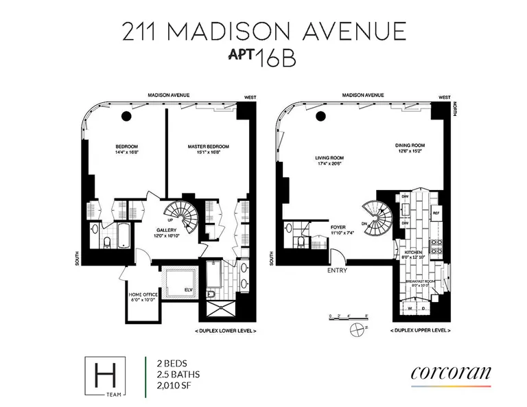 211 Madison Avenue, 16B | floorplan | View 16