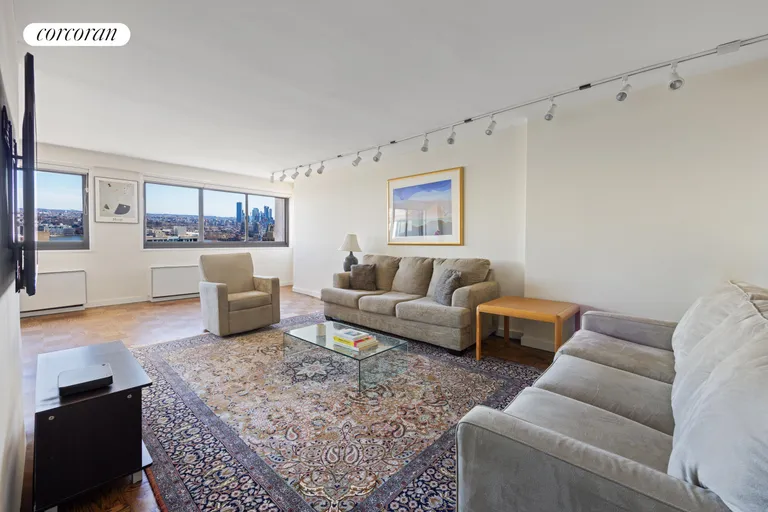 New York City Real Estate | View 1725 York Avenue, 33E | Living and dining room | View 3