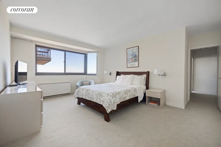 New York City Real Estate | View 1725 York Avenue, 33E | Spacious primary bedroom | View 6