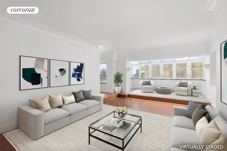 New York City Real Estate | View 180 East End Avenue, 21GH | Living Room | View 2