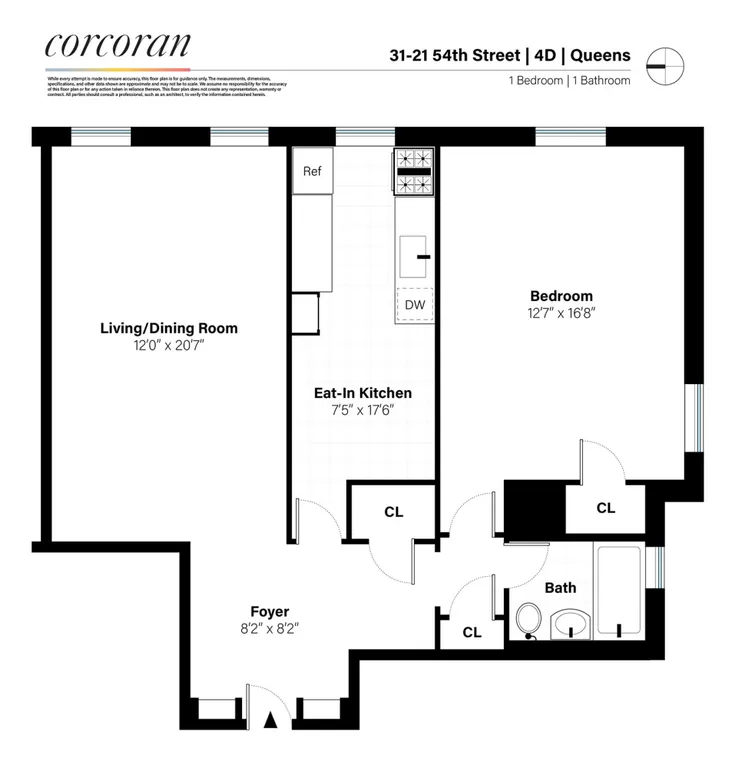 31-21 54th Street, 4D | floorplan | View 9