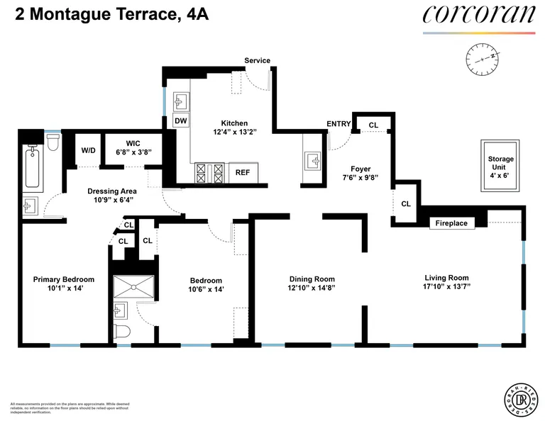 2 Montague Terrace, 4A | floorplan | View 18