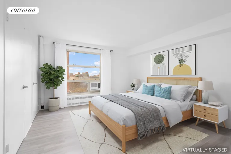 New York City Real Estate | View 70 LaSalle Street, 11F | Virtually Staged Bedroom | View 12