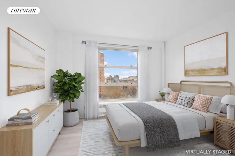 New York City Real Estate | View 70 LaSalle Street, 11F | Virtually Staged Bedroom | View 13