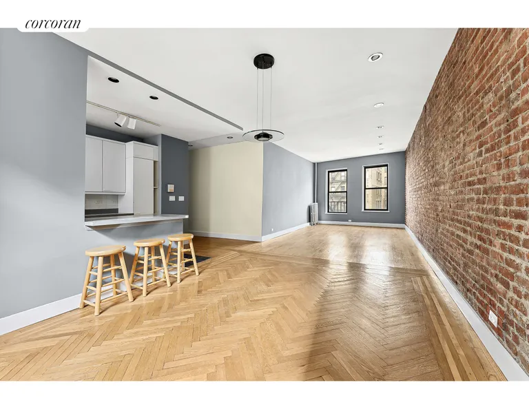 New York City Real Estate | View 880 West 181st Street, 4D | Great Room/Breakfast Bar | View 2